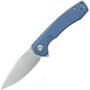 Kubey Calyce Liner Lock Flipper Folding Knife Blue G10 Handle KU901M