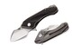 Bestech IMP CPM-S35VN, Stone Wash+Satin, Titanium+CarbonFiber inlayed, Black BT1710A