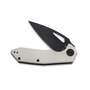 KUBEY Coeus Liner Lock Thumb Open Folding Knife Ivory G10 Handle KU122F