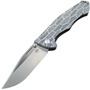 Bestech KEEN II S35VN, Stone Wash +Satin, Black white G10+Titanium, Black+White BT2301C