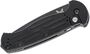 Benchmade AFO II AUTO Folding Knife, Black Combo Blade, Aluminum Handles - 9051SBK