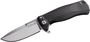 Lionsteel SR FLIPPER BLACK Aluminum knife, RotoBlock, satin finish blade Sleipner SR22A BS