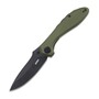 KUBEY Ruckus Liner Lock Folding Knife OD Green G10 Handle KU314G