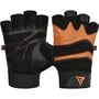 RDX GYM GLOVE LEATHER S15 TAN XXL