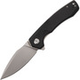 KUBEY Calyce Couteau Pliant à Lame Liner Lock Flipper Manche G10 Noir KU901E