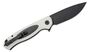 Petrified Fish PFB03 Stamp Black Stonewashed D2 Carbon Fiber With White G10 PFB03WDW