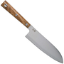 DUE CIGNI HAKUCHO SANTOKU CM 16,5 - INOX 4199 NITRO B MCO OLIVO 2C 505 OL