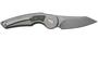 FOX knives ANARCNIDE JUPITER FOLDING KNIFE STAINLESS STEEL M390 SANDBLASTED BLD,TITANIUM+INSERTE CF 