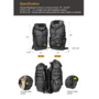 Magforce IMBS 20&quot; Pioneer Backpack - waxed cotton Black #W7102B
