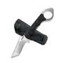 KUBEY WOLF E-CQC Fixed Blade Knife Black G10 Handle w/Kydex Sheath KU320A
