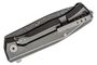 Lionsteel Folding knife Damascus Scrambled blade, GREY Titanium handle and clip  MT01D GY