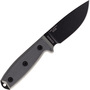ESEE Knives Model 3 Modified Pommel musta terä, harmaa kahva 3PM tuppi + klipsi