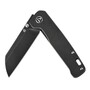 QSP Knife Penguin, Black Stonewash 154CM Blade, Black Titanium Handle QS130-O