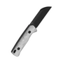 QSP Knife Baby Penguin  14C28N, black stonewash,  G10 + aluminum foil QS130BP-D2