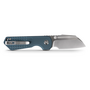 Vosteed Hedgehog S35VN Satin &amp; Aluminium Brossé Bleu A1306