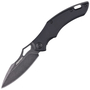 FOX KNIVES EDGE SPARROW BLACK G10, 9Cr13 BLACK STONE WASH FE-034