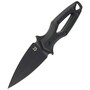 Fox Knives FOX AKA FIXED KNIFE STAINLESS STEEL ELMAX TOP SHIELD BLADE,BLACK G10 HANDLE FX-554 B
