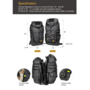 Magforce IMBS 18&quot; Pioneer Backpack - waxed cotton Black #W7101B