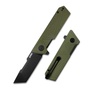 KUBEY Avenger Outdoor EDC Folding Pocket Knife Green G10 Handle KU104F