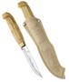Marttiini Lynx  131 stainless steel/curly birch/leather 131010