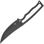 Halfbreed Blades Compact Field Knife - Fixed Blade - Pikal CFK-02 BLK - N690