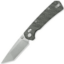 GEO Knife Blaze SW M390 Blade Tiger Stripe Pattern Flamed Ti