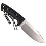 MUELA lame full tang de 150 mm traitement CRYO-T, micarta canvas NOIR GAVILAN-M