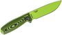 ESEE Model 4 Venom Green Blade 3D Neon Green-Black G10 survival knife, black sheath + belt clip