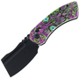 Kansept Korvid V Blackwash D2 Jade G10 with Purple Undead Print TE2030V5