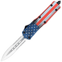 CobraTec Medium FS-3 Cerakote Steag American Dagger cu Dublă Lamă Zimțată 06CT114
