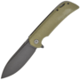 Petrified Fish PFB05 Tunny Black Stonewashed 14C28N Green Micarta PFB05GRMDW