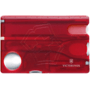 Victorinox SwissCard Nailcare, transparent red 0.7240.T