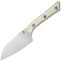 Microtech 4.2&quot; SANTOKU KNIFE STONEWASH STANDARD IVORY G-10 3300-10IV