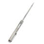 KUBEY Velocé Couteau Flipper à Verrouillage Frame, Lame CPM-S30V, Manche Ti Noir KB171D