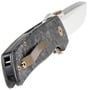 Fox Knives ORIGINAL GANGSTER, folding knife, Elmax Satin blade, Marble Carbon handle