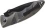 Schrade Zwart AUS-8 Lemmet, AK Kleur Aluminium Handvat met Zwarte Inzetstukken, Duimstuds, Sure-Lock
