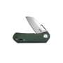 KUBEY Duroc Liner Lock Flipper Small Pocket Folding Knife Dark Green G10 Handle KU332G