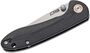 Feldspar G10(contoured &amp; CNC pattern texture) D2 Black J1912S-BKC