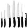 Victorinox Kuchynská súprava, 7 ks, čierna, darčeková  krabička 6.7133.71G