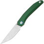 MKM DETONARIO – Lama M390 SW - Manico e clip in alluminio anodizzato verde, liner lock in acciaio in