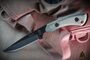TOPS KNIVES Skinat Black Micarta SK521
