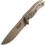 ESEE Model 5 Dark Earth Blade 3D Coyote-Black G10 survival knife 5PDE-005 kydex sheath + clip plate