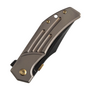 Kansept Orion Blackwash CPM S35VN with CNC Milling Bronze Anodized Titanium K1089A5
