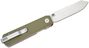CIVIVI Milled Green/Red G10 Handle Includes 1PC Steel Tweezers &amp; Toothpick In The Handle Satin Finis