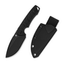 QSP Knife Tiny TOT 10Cr15MoV, black stonewash,  black G10 QS169-A2