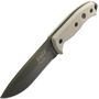 ESEE Knives ESEE-5P-OD-E Olive Drab Drop Point Glass Breaker Pommel Black Molded Sheath