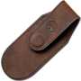 Magnetic Leather Pouch Brown Large 09BO292