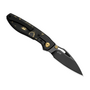 Kizer Shrike S45VN,Matte DLC Ultra,Titanium &amp; Fat Carbon® Camo Gold