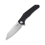KUBEY Flash Liner Lock Flipper Folding Knife Black G10 Handle KU158E