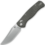 GEO Knife Sharp Shadow SW M390 Blade Tiger Stripe Pattern Flamed Ti